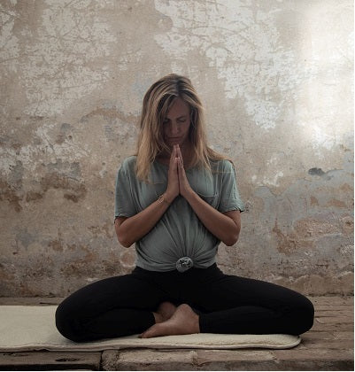 Yogamatte Lammflor