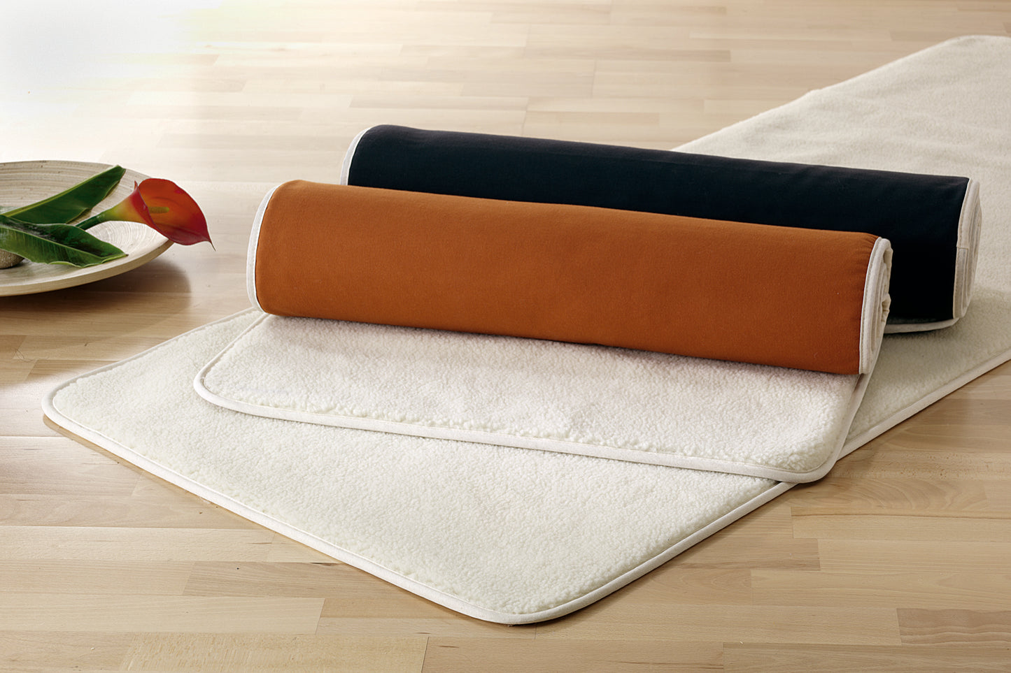 Yogamatte Lammflor